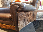Custom fabric armchair