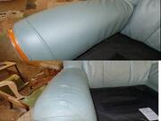 Example Leather Scuff Repair